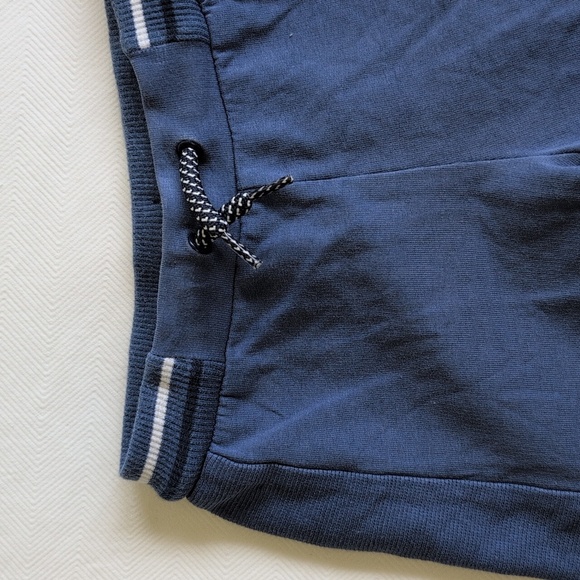 mayoral comfy blue cotton stretch pull-on lounge shorts 18 months baby boy - Picture 2 of 5